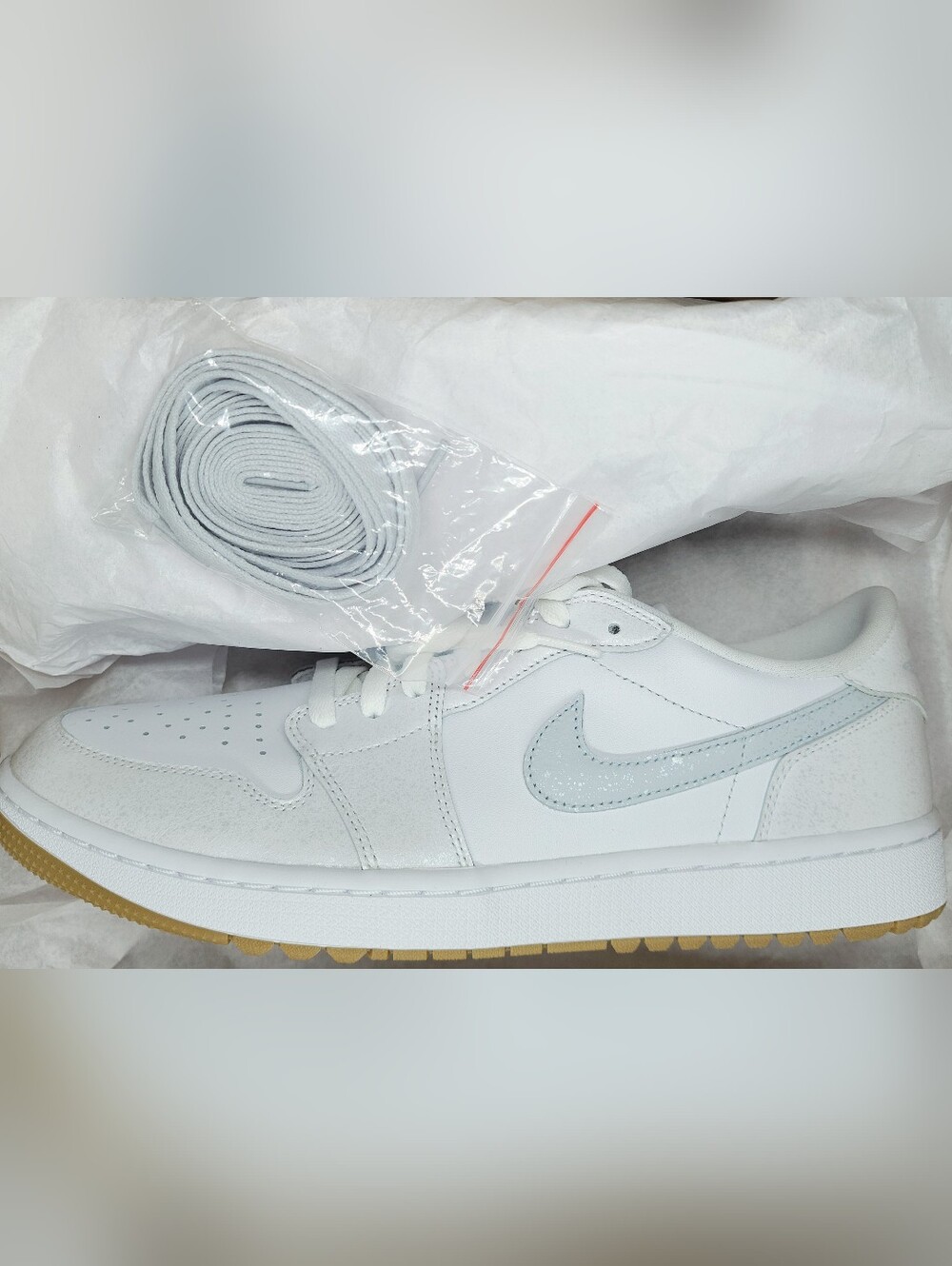 Air Jordan 1 Low Golf White/Gum Sz 12 Men NIB